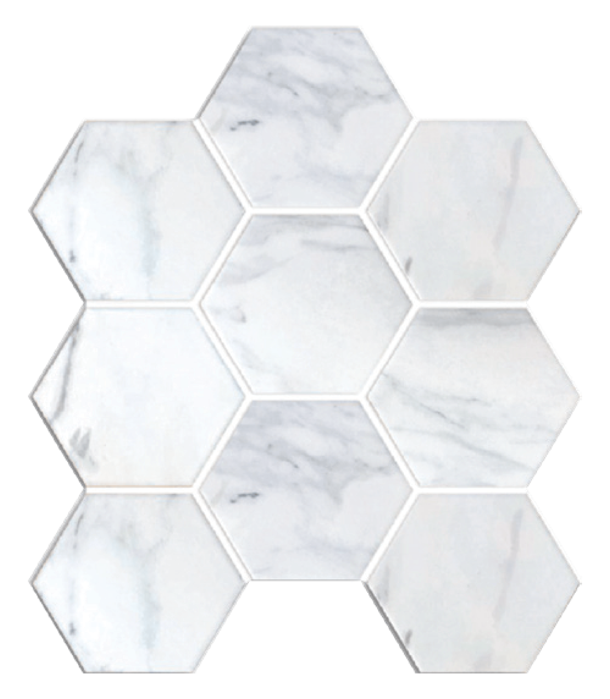 Carrara White - PMFQ82223 - Porcelain Mosaic